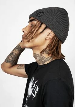 HXC1 Manon Embroidered Fisherman Beanie -Womens Clothing Sales AW22HXC188 Manon Embroidered Fisherman Beanie 003 800x