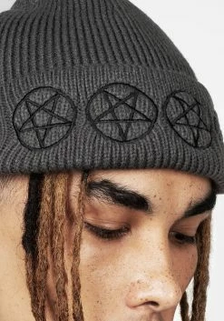 HXC1 Manon Embroidered Fisherman Beanie -Womens Clothing Sales AW22HXC188 Manon Embroidered Fisherman Beanie 004 800x