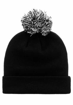 HXC1 Spinneret Embroidered Pom Pom Beanie -Womens Clothing Sales AW22HXC191 Spinneret Embroidered Pom Pom Beanie 02 800x