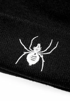 HXC1 Spinneret Embroidered Pom Pom Beanie -Womens Clothing Sales AW22HXC191Spinneret Embroidered Pom Pom Beanie 2 1 800x