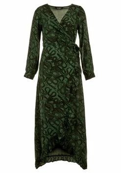ISL1 Ophidia Wrap Maxi Dress -Womens Clothing Sales AW22IS351 Ophidia Wrap Maxi Dress 2 800x