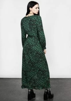 ISL1 Ophidia Wrap Maxi Dress -Womens Clothing Sales AW22IS351 Ophidia Wrap Maxi Dress 001 800x