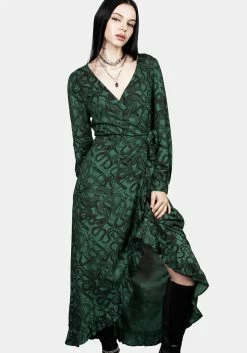 ISL1 Ophidia Wrap Maxi Dress