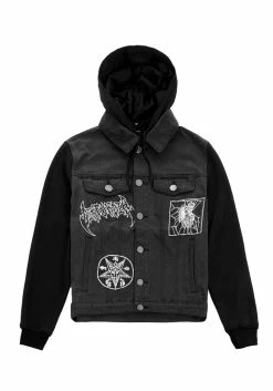 JB1 Shadows Denim Hoody -Womens Clothing Sales AW22JB08M Shadows Denim Hoody 6L 800x