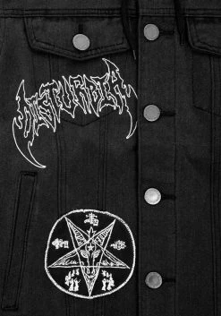 JB1 Shadows Denim Hoody -Womens Clothing Sales AW22JB08MShadows Denim Hoody 2 800x