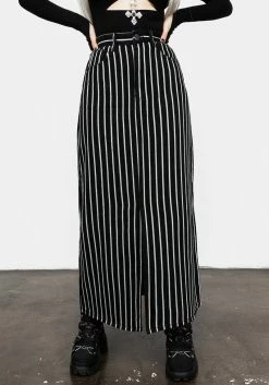 JB1 Deranged Stripe Denim Maxi Skirt -Womens Clothing Sales AW22JB194 DERANGED STRIPE DENIM MAXI SKIRT 005 800x