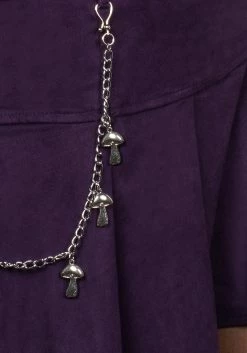 JB1 Gretel Mushroom Chain Low Rise Mini Skirt -Womens Clothing Sales AW22JB201 Gretel Low Rise Mini Skirt 006 800x