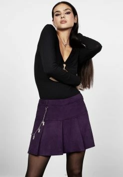 JB1 Gretel Mushroom Chain Low Rise Mini Skirt