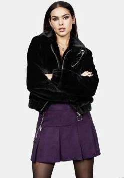 JB1 Gretel Mushroom Chain Low Rise Mini Skirt -Womens Clothing Sales AW22JB201 Gretel Low Rise Mini Skirt 008 800x