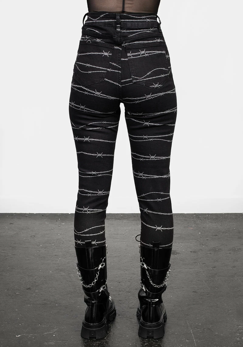 JB1 Barbed Denim Skinny Jeans 9 JB1 Barbed Denim Skinny Jeans - Image 9