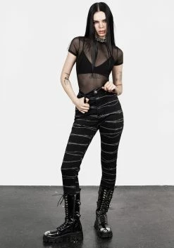 JB1 Barbed Denim Skinny Jeans 17 JB1 Barbed Denim Skinny Jeans -Womens Clothing Sales AW22JB287 Barbed Denim Skinny Jeans 003 800x