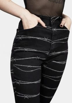 JB1 Barbed Denim Skinny Jeans 16 JB1 Barbed Denim Skinny Jeans -Womens Clothing Sales AW22JB287 Barbed Denim Skinny Jeans 004 800x