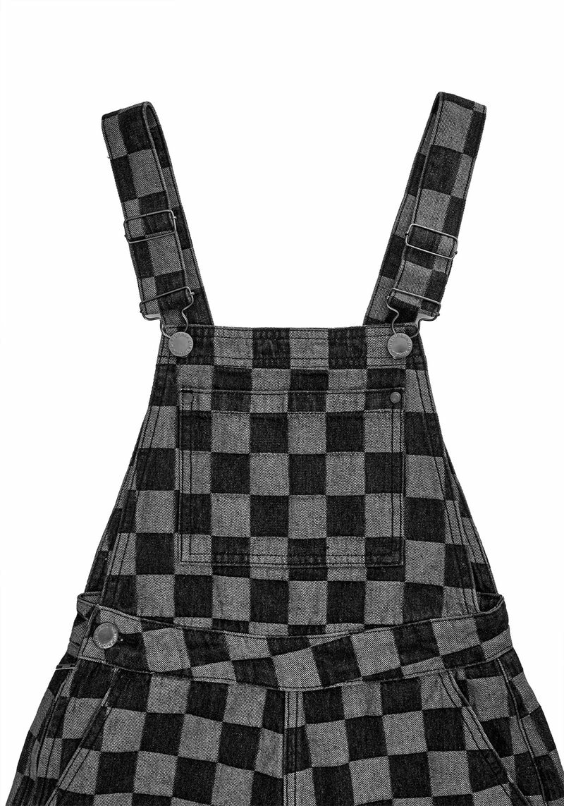 JB1 KERB DENIM SHORT DUNGAREES 9 JB1 KERB DENIM SHORT DUNGAREES - Image 9