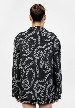 JB1 GROUNDED OVERSIZED DENIM JACKET -Womens Clothing Sales AW22JB303 Grounded Oversized Denim Jacket 001 800x