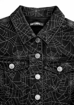 JB1 Venom Relaxed Denim Crop Jacket -Womens Clothing Sales AW22JB47 Venom Relaxed Denim Crop Jacket 2 800x