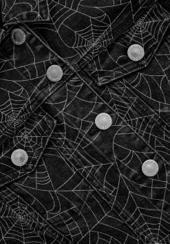 JB1 Venom Relaxed Denim Crop Jacket -Womens Clothing Sales AW22JB47 Venom Relaxed Denim Crop Jacket 3 800x