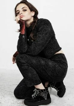 JB1 Venom Relaxed Denim Crop Jacket -Womens Clothing Sales AW22JB47 Venom Relaxed Cropped Denim Jacket 008 800x