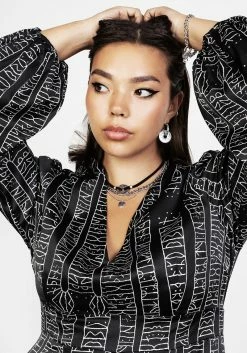 LVT1 Runes Balloon Sleeve Maxi Dress 16 LVT1 Runes Balloon Sleeve Maxi Dress -Womens Clothing Sales AW22LV01 Runes Balloon Sleeve Maxi Dress 002 6e5fc942 cbbf 4235 9ffe 38c2c9fac7e4 800x