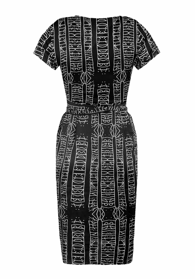 LVT1 Runes Wrap Midi Dress 10 LVT1 Runes Wrap Midi Dress - Image 10