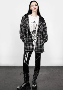 LVT1 Viretta Plaid Overshirt 9 LVT1 Viretta Plaid Overshirt -Womens Clothing Sales AW22LV02M Viretta Plaid Overshirt 002 800x