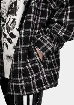 LVT1 Viretta Plaid Overshirt 12 LVT1 Viretta Plaid Overshirt -Womens Clothing Sales AW22LV02M Viretta Plaid Overshirt 006 800x