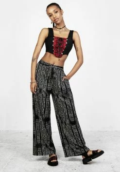 LVT1 Runes Wide Leg Trousers -Womens Clothing Sales AW22LV05 Rune Wide Leg Trousers 004 800x
