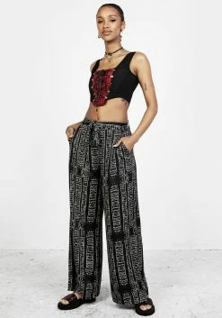 LVT1 Runes Wide Leg Trousers -Womens Clothing Sales AW22LV05 Rune Wide Leg Trousers 006 800x