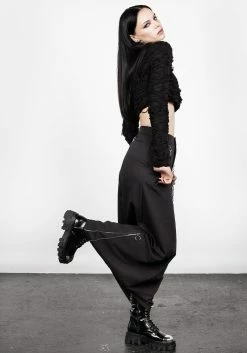 Womens Clothing Sales -Womens Clothing Sales AW22LV187 Thrash Hardware Maxi Skirt 006 800x