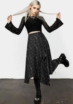 LVT1 Petrichor Wrap Handkerchief Skirt 14 LVT1 Petrichor Wrap Handkerchief Skirt -Womens Clothing Sales AW22LV195 PETRICHOR WRAP HANDKERCIEFF SKIRT 004 800x