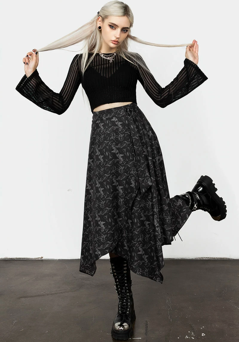 LVT1 Petrichor Wrap Handkerchief Skirt 7 LVT1 Petrichor Wrap Handkerchief Skirt - Image 7