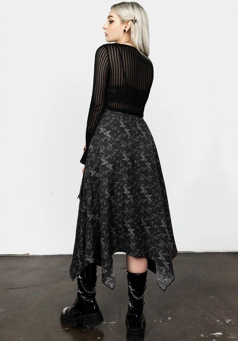 LVT1 Petrichor Wrap Handkerchief Skirt 4 LVT1 Petrichor Wrap Handkerchief Skirt - Image 4