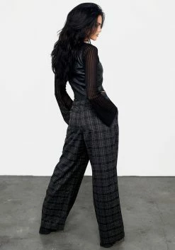 LVT1 Lilin Wide Leg Trousers -Womens Clothing Sales AW22LV225 LilinWideLegTrousersers801 800x