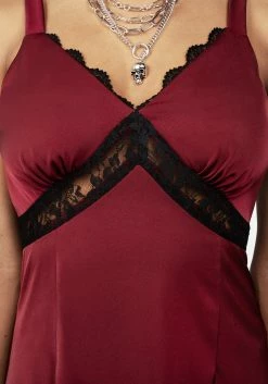 LVT1 Mara Lace Panelled Slip Dress -Womens Clothing Sales AW22LV264 Mara Lace Panel Slip Dress 003 800x