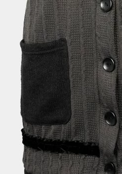 MET1 Lola Oversized Panelled Cardigan -Womens Clothing Sales AW22M107 LOLA OVERSIZAD PANELLED CARDIGAN 013 800x