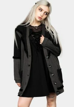 MET1 Lola Oversized Panelled Cardigan -Womens Clothing Sales AW22M107 LOLA OVERSIZAD PANELLED CARDIGAN 016 800x