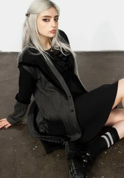 MET1 Lola Oversized Panelled Cardigan -Womens Clothing Sales AW22M107 LOLA OVERSIZAD PANELLED CARDIGAN 019 800x