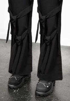 MET1 Defendant Lace Up Tie Trousers 20 MET1 Defendant Lace Up Tie Trousers -Womens Clothing Sales AW22M108 Defendant Lace Up Trousers 004 800x