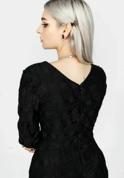 MET1 Disquiet Asymmetric Midi Dress -Womens Clothing Sales AW22M117 DISQUIET ASYMMETRIC MIDI DRESS 013 800x