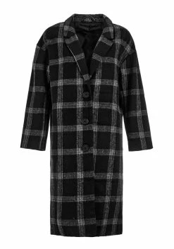 MET1 Effy Plaid Duster Coat -Womens Clothing Sales AW22M174 Effy Plaid Duster Coat 1b 800x