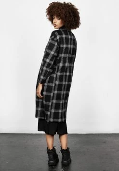 MET1 Effy Plaid Duster Coat -Womens Clothing Sales AW22M174 Effy Plaid Duster Coat 001 800x