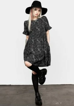 MET1 Petrichor Smock Dress -Womens Clothing Sales AW22M205 PETRICHOR SMOCK DRESS 002 800x