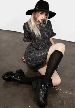 MET1 Petrichor Smock Dress -Womens Clothing Sales AW22M205 PETRICHOR SMOCK DRESS 014 800x