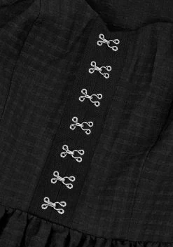 MET1 Mortem Midi Dress With Puff Sleeves -Womens Clothing Sales AW22M212 Mortem Midi Dress With Puff Sleeves 03 800x