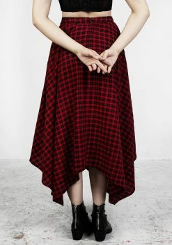 MET1 Dreadful Handkerchief Midi Skirt -Womens Clothing Sales AW22M23 Dreadful Hankerchief Midi Skirt 001 800x