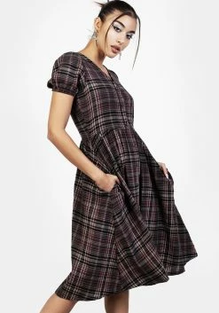 MET1 Hylda Midi Smock Dress