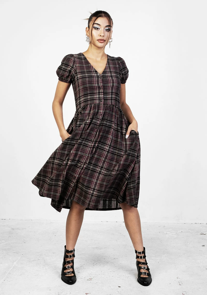 MET1 Hylda Midi Smock Dress 3 MET1 Hylda Midi Smock Dress - Image 3