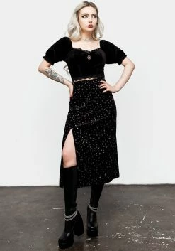 Womens Clothing Sales -Womens Clothing Sales AW22M258 Majesty Crop Top 001 800x