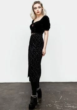 MET1 Majesty Crop Top -Womens Clothing Sales AW22M258 Majesty Crop Top 002 800x