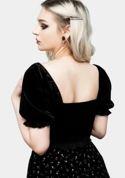 MET1 Majesty Crop Top -Womens Clothing Sales AW22M258 Majesty Crop Top 009 800x