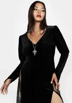 MET1 Countess Bodysuit Gown -Womens Clothing Sales AW22M259 Countess Bodysuit Gown 0011 800x